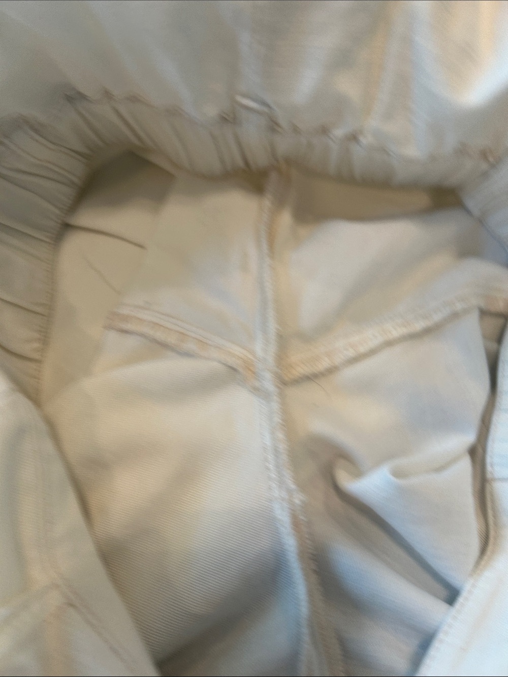PILCRO by Anthropologie Utility Culottes in Creamy White Cotton Blend - Picture 10 of 13
